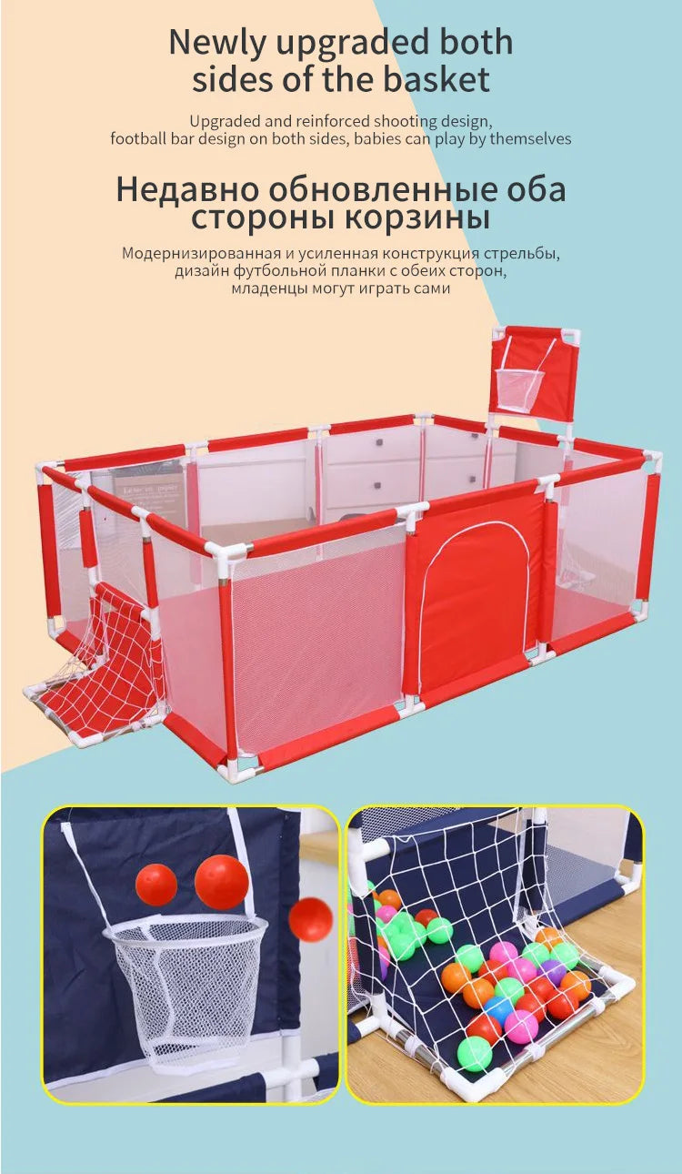 New Arrival Baby Playpen for Children Baby Playground for 6 Months~6 Years Old Kids Ball Pit Playpen Indoor Baby Safety Fence