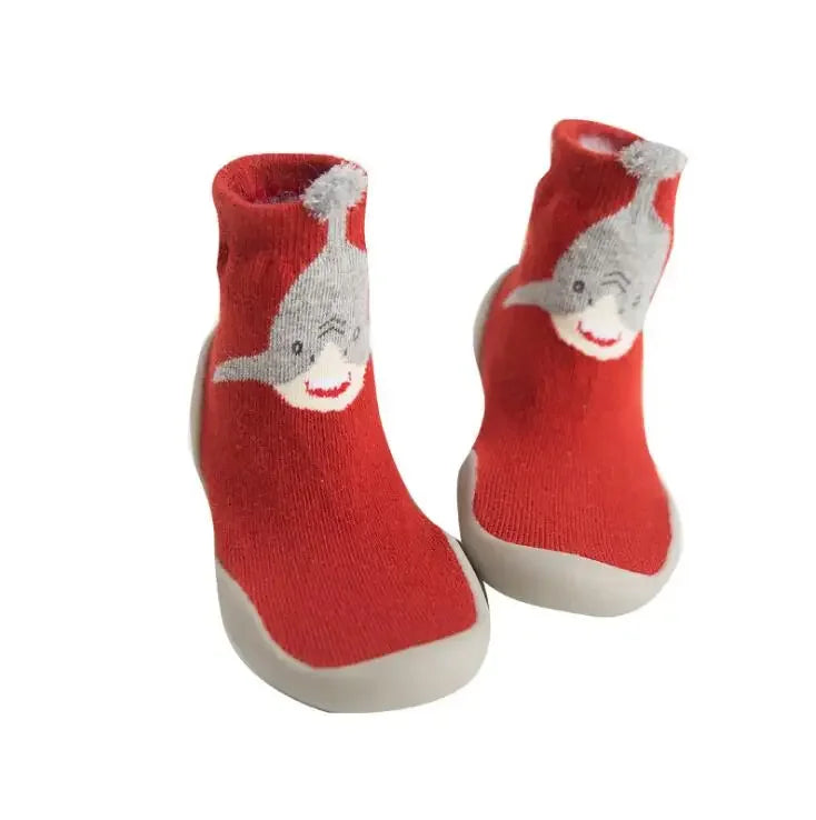 New Spring Baby Toddler Shoes Baby Shoes Non-slip Fox Tiger Thickening Shoes Sock Floor Shoes Foot Socks Animal Style Tz05