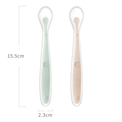 colher de silicone para bebê