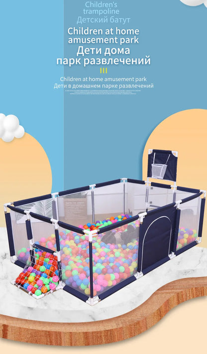 New Arrival Baby Playpen for Children Baby Playground for 6 Months~6 Years Old Kids Ball Pit Playpen Indoor Baby Safety Fence