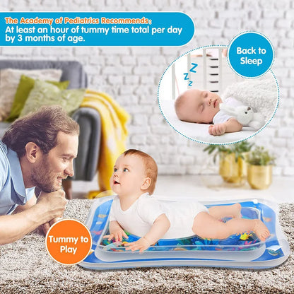 Almofada Inflável para Tummy Time – Tapete de Água