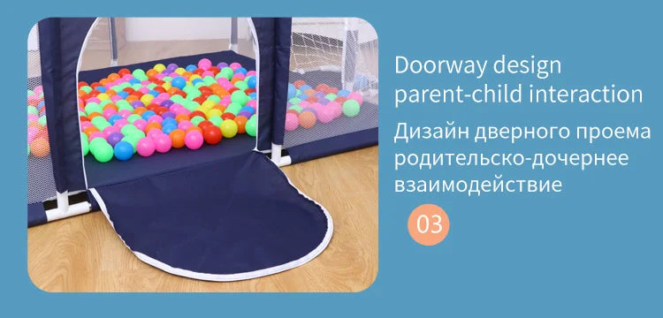 New Arrival Baby Playpen for Children Baby Playground for 6 Months~6 Years Old Kids Ball Pit Playpen Indoor Baby Safety Fence