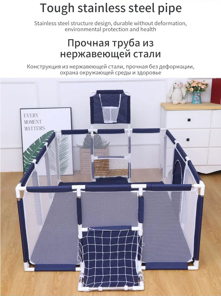 New Arrival Baby Playpen for Children Baby Playground for 6 Months~6 Years Old Kids Ball Pit Playpen Indoor Baby Safety Fence