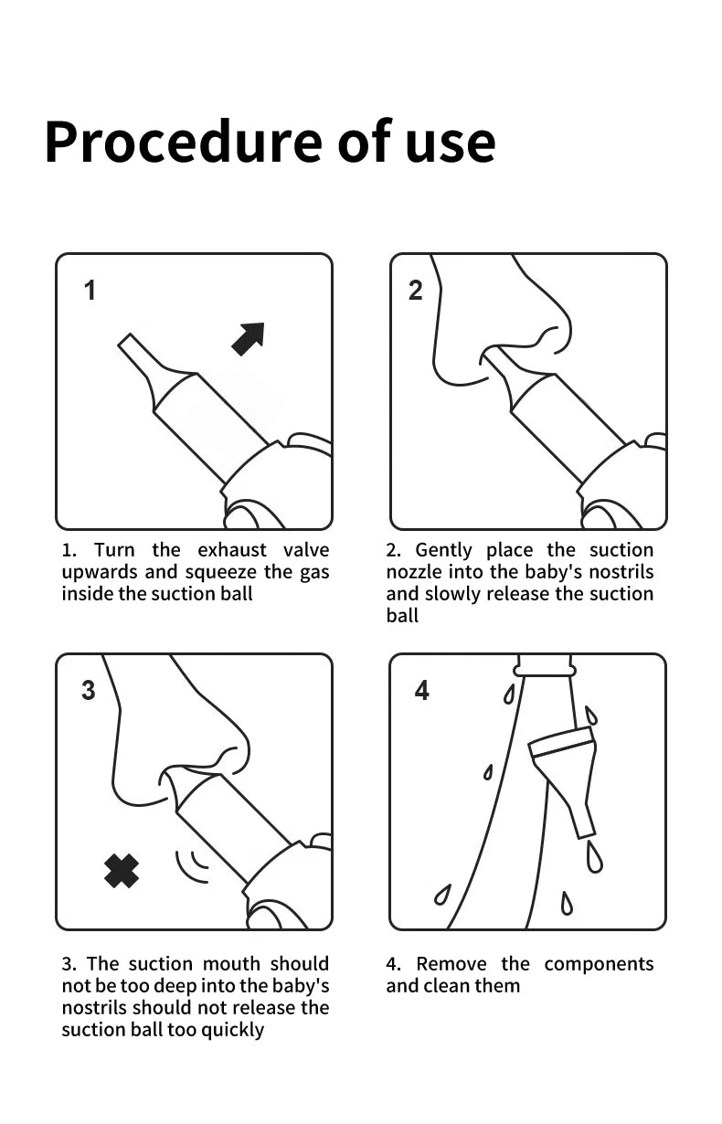 aspirador de nariz para bebê