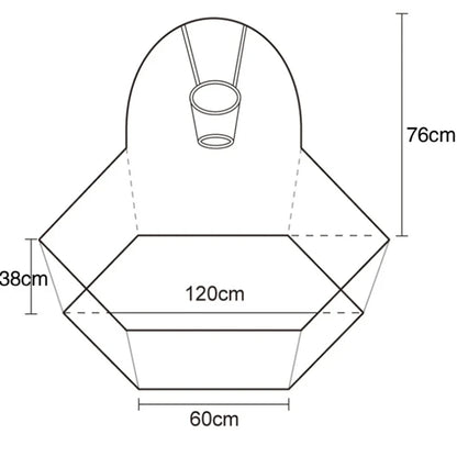 1.2m cercadinho piscina de bolinhas criança