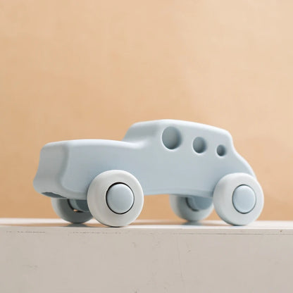 Carros de Brinquedo de Silicone Montessori para Bebês