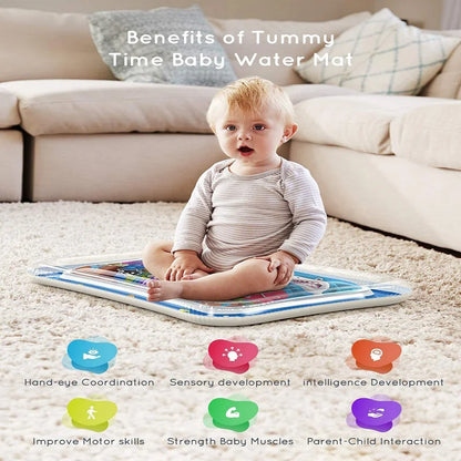 Almofada Inflável para Tummy Time – Tapete de Água