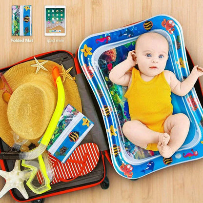 Almofada Inflável para Tummy Time – Tapete de Água