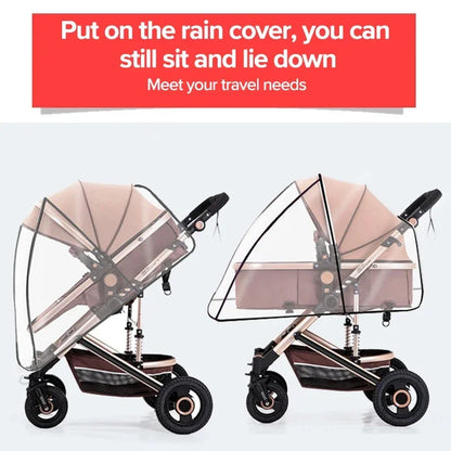 Capa de Chuva Impermeável Universal para Carrinho de Bebê